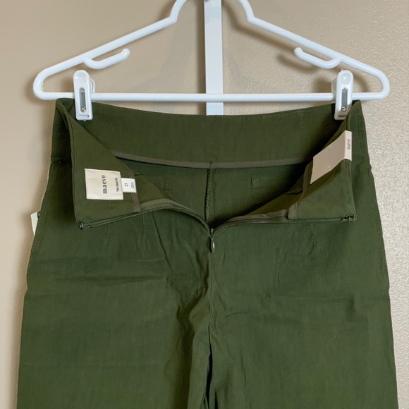 Anthropologie The Colette Magic Fabric Ruffle-Hem Crop Wide-Leg Pants by Maeve - Picture 15 of 16